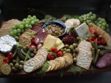 Cheese and crackers for guests